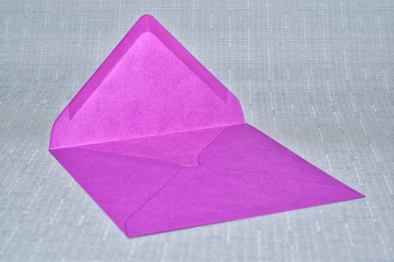 Listová obálka Štvorec fialová 130mm