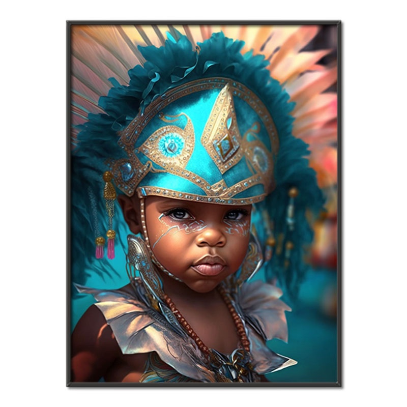 Dieťa v karnevalovej maske 2