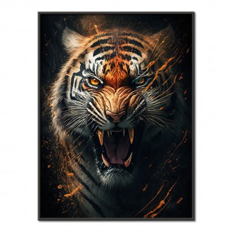 Rozzúrený tiger