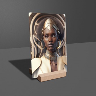 Akrylové sklo Africká žena v tradičnej róbe 1