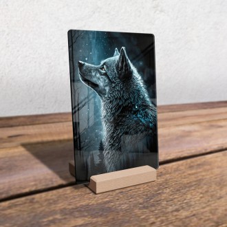 Akrylové sklo Krajina vlků 1