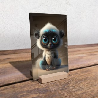 Akrylové sklo Roztomilý lemur