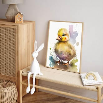 Akvarelová kačica