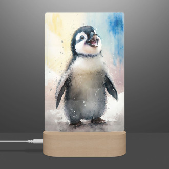 Lampa Akvarelový tučniak