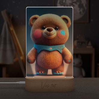 Lampa Animovaný medveď