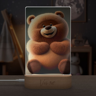 Lampa Roztomilý animovaný medveď