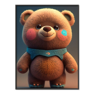 Roztomilý animovaný medvedík