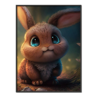 Roztomilý animovaný králik